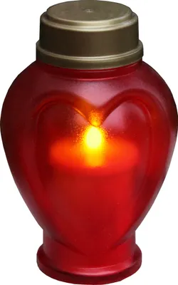 Produktbild von Display LED - Memorial Candle 15 cm, flackernd
