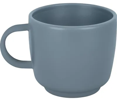 Produktbild von Henkelbecher Cappuccino Dolomit – blau, spülmaschinenfest