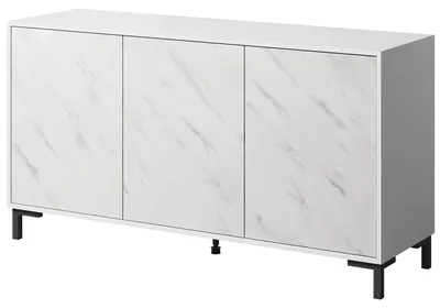 Produktbild von Kommode MARMI 150 weiß / weiß Marmor