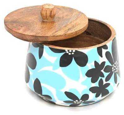 Produktbild von Only Natural – Vorratsdose aus Holz – Mehrfarbig – 18 × 16 × cm