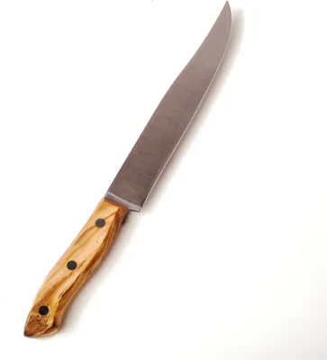 Produktbild von Messer mit Olivenholzgriff, Kochmesser 20cm Klinge