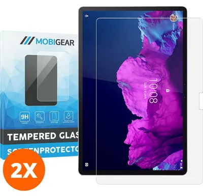 Produktbild von Mobigear Displayschutzfolie für Lenovo Tab P11 Plus Gen 1 – Panzerglasfolie, kompatibel mit Hüllen (2er-Pack)