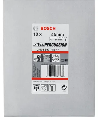 Produktbild von Betonbohrer CYL-3, 5 x 50 x 85 mm, d 4,5 mm, 10er-Pack