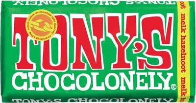 Produktbild von Chocolate Tony's Chocolonely Riegel 180gr Milch Haselnuss | 15 Stück