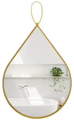 Produktbild von Wandspiegel Dekorativ Modern Gold 65 x 45 cm