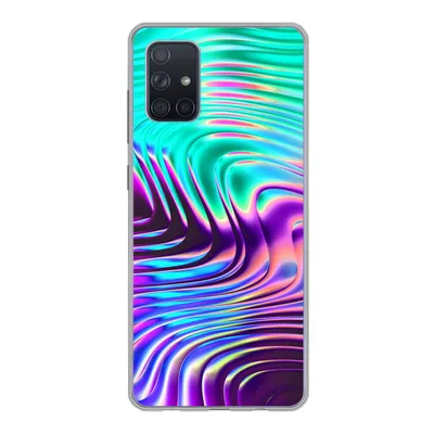 Produktbild von MuchoWow® Handyhülle Schutzhülle Hülle für Samsung Galaxy A51 Kunst - Golf - Psychedelisch Silikon Softcase Handy Hülle - Schutzabdeckung