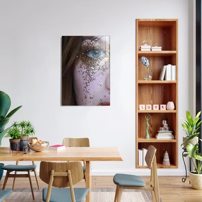 Produktbild von Wallity, UV-538 - 70 x 100, Dekorative Malerei aus gehärtetem Glas, Mehrfarbig, 100 % gehärtetes Glas, 70 x 100 cm