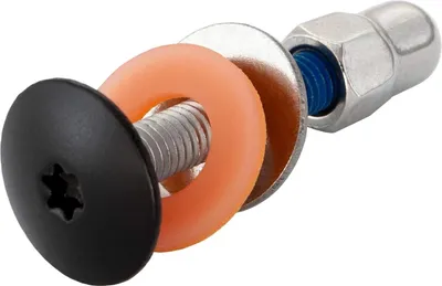 Produktbild von 100, M5 x 25mm (SCHWARZ RAL 9005) Balkonschrauben, Balkonschraube, Edelstahl Schraube, Edelstahl Schrauben, Balkonzierschrauben, Lackierte Schrauben, Schrauben, Schraube