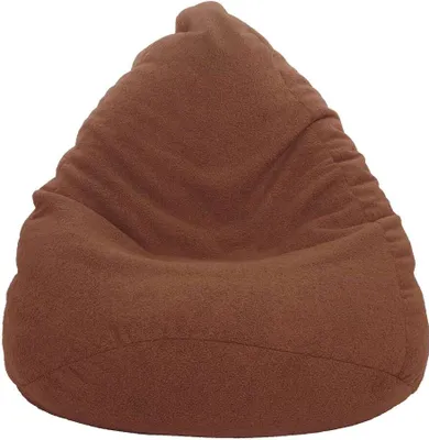 Produktbild von Sitzsack 100x75 Lammfell dunkelbraun