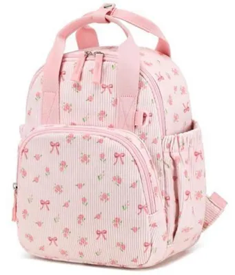 Produktbild von Kinderrucksack wasserabweisend für 2-4 Jahre Rosa Schmetterling 12 Zoll