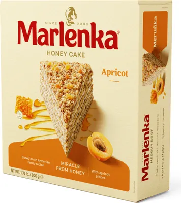 Produktbild von MARLENKA® Aprikosen-Honigtorte (Großpackungen 6 x 800g)