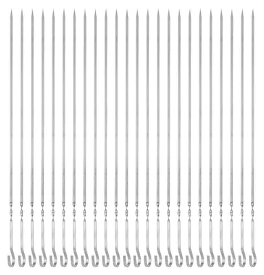 Image de 24 brochettes - Brochettes de barbecue réutilisables