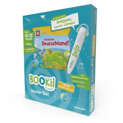 Produktbild von BOOKii® Starter-Set WAS IST WAS Junior Entdecke Deutschland!