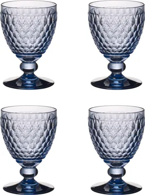 Zdjęcie produktu dla Villeroy & Boch Boston Coloured Zestaw 4 kieliszków do czerwonego wina niebieski