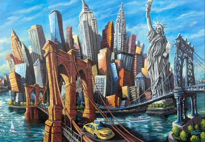 Obrázek produktu pro Puzzle, 1000 dílků - Město snů