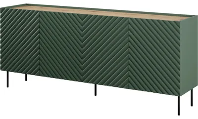 Produktbild von Kommode INDA 4D2SZ labrador / eiche artisan