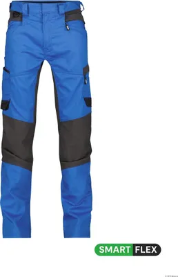 Produktbild von DASSY Arbeitshose HELIX Stretch Gr. 52 azurblau/grau STANDARD