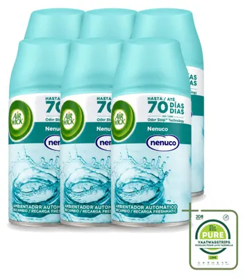 Image de 6 recharges Air Wick Freshmatic Nenuco, 250 ml - Lot de 6 pièces