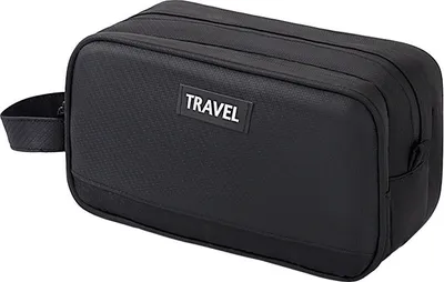 Produktbild von INF Große Kulturtasche mit Fächern Schwarz