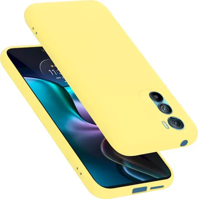 Produktbild von Cadorabo Schutzhülle für Motorola EDGE 30 Hülle in Gelb Handyhülle Case Cover TPU Etui
