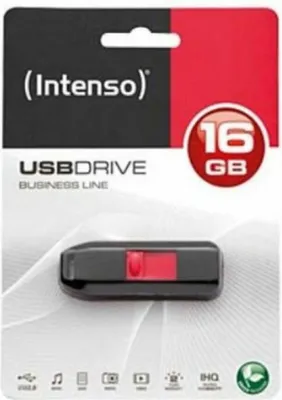 Image de Clé USB Pendrive INTENSO Business Line 16 Go Noir 16 Go Clé USB Pendrive