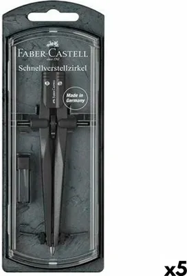 Obrázek produktu pro Kompas Faber-Castell černý 5 kusů