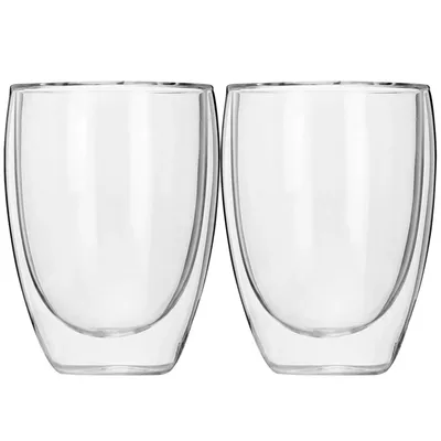 Produktbild von B&S Thermoglas doppelwandig 350ml Cappucino Tasse aus Borosilikatglas