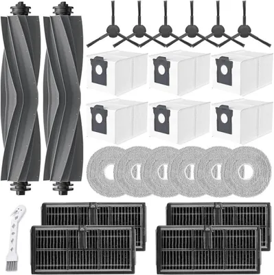 Productafbeelding van PromoHome® 25-delige accessoireset voor Dreame L40 Ultra AE/L10s Ultra Gen 2/L10s Pro Ultra Heat/X30 Ultra/Mova E30 Ultra, 2 hoofdbrossen, 6