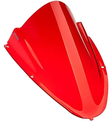 Image de Pare-brise Puig Z-Racing, dimensions 328 x 262 mm, avec homologation européenne, pour Aprilia RS 660, RS 660 Factory, modèles de 2021 à 2026