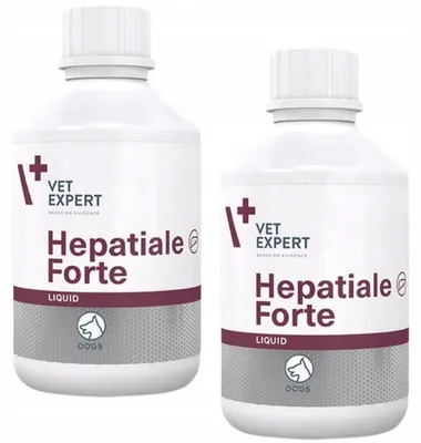 Zdjęcie produktu dla VetExpert Hepatiale Forte Liquid 250ml - płyn wspomagający wątrobę dla psów i kotów