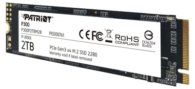Produktbild von PATRIOT P300 - SSD - 2 TB - intern - M.2 2280 - PCIe 3.0 x4 (NVMe)