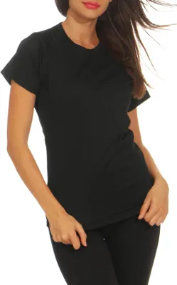 Produktbild von Mivaro Damen Sport T-Shirt atmungsaktiv schnelltrocknend Funktionsshirt aus Polyester mit Cool Dry Effekt Regular Fit
