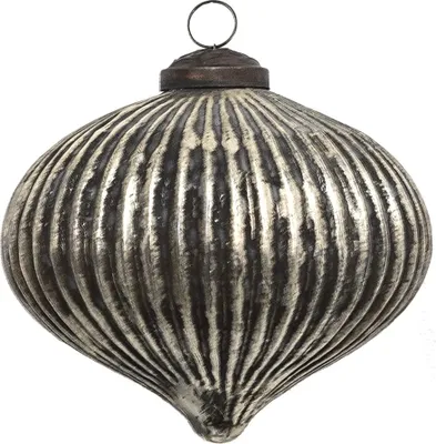 Produktbild von Clayre & Eef Weihnachtskugel Ø 10 cm Braun Glas