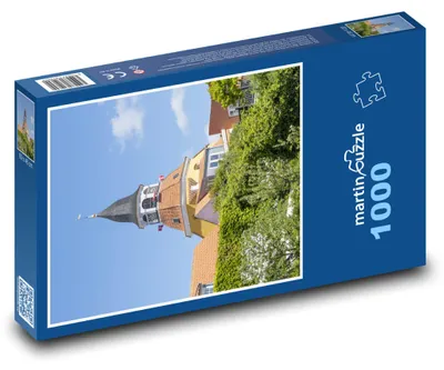Obrázok produktu pre Puzzle 1000 Faaborg - Dánsko, kostol - martinpuzzle