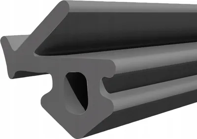 Produktbild von DQ-PP Fensterdichtung | Schwarz | 50 Meter | S-834X VEKA | PVC Fenster | Gummidichtug Dichtung Dichtband | Kunststofffensterdichtungen