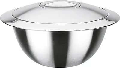 Produktbild von Designer-Salatschüssel mit Isolierung – 20 cm – Doppelwandig – Edelstahl