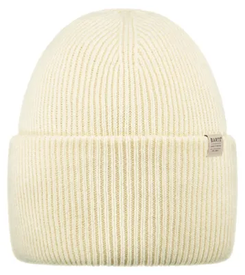 Produktbild von BARTS Haveno Beanie Uni Mütze mit Umschlag weiss