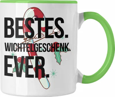 Produktbild von Trendation - Schrott-Wichtelgeschenk für Frauen Kollegen Geschenk Wichteln Weihnachten Bestes Wichtelgeschenk Ever geschenkidee Schrottwichteln (Grün)