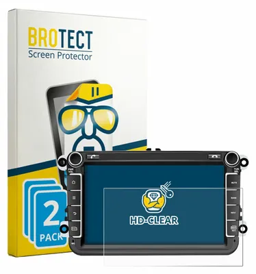 Produktbild von 2x Für M.I.C. AV8V7-Ultra Schutzfolie BROTECT Displayschutz Display Schutz Folie Klar Transparent