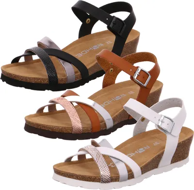 Produktbild von Rohde 5526 Verona Damen Sandalen Sandaletten Weite G, Größe:38 EU, Farbe:Schwarz