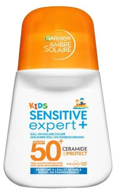 Produktbild von Ambre Solaire Sensitive Expert Kids Getönter Roller LSF 50+ (50 ml)