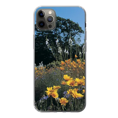 Produktbild von MuchoWow® Handyhülle Schutzhülle Hülle für iPhone 13 Pro Max Blumen - Natur - Farbe Silikon Softcase Handy Hülle - Mobiltelefon