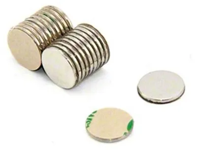 Immagine prodotto di Magneti adesivi potenti, 20 pezzi, 20x1 mm, neodimio N52