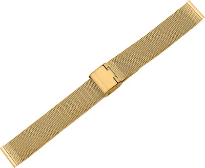 Produktbild von Minott > Uhrenarmband Milanaise > Edelstahl/PVD gelbgoldfarben, Stegbreite:22mm