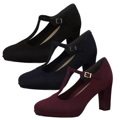 Produktbild von Tamaris Damen Pumps T-Steg Spangenpumps 1-24413-25, Größe:40 EU, Farbe:Schwarz