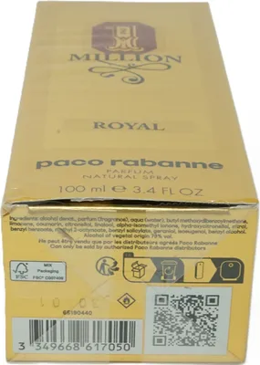 Immagine prodotto di Paco Rabanne 1 Million Royal Parfum pour homme 100ml