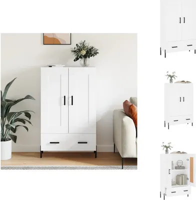 Immagine prodotto di vidaXL Credenza bianca 69,5x31x115 cm Materiale a base di legno - Credenze