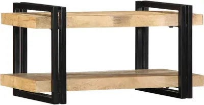 Immagine prodotto di Mensola da Parete 70x33x35 cm in Legno Massello di Mango Grezzo