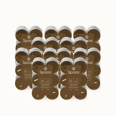 120 Duft-Teelichter Apfel-Zimt, ± 4,5 Std., Paraffin