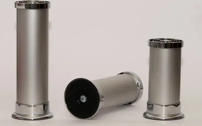 Produktbild von Tischbeine Tischbein Möbelfuss Silber diverse Höhen Couchfuß Tischfuß 120mm